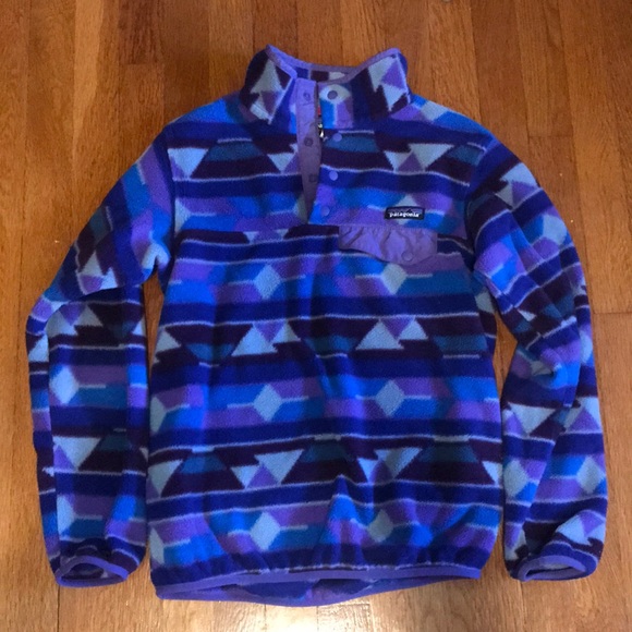 patagonia patterned fleece womens